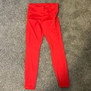 Athleta red pants (unknown style) worn once